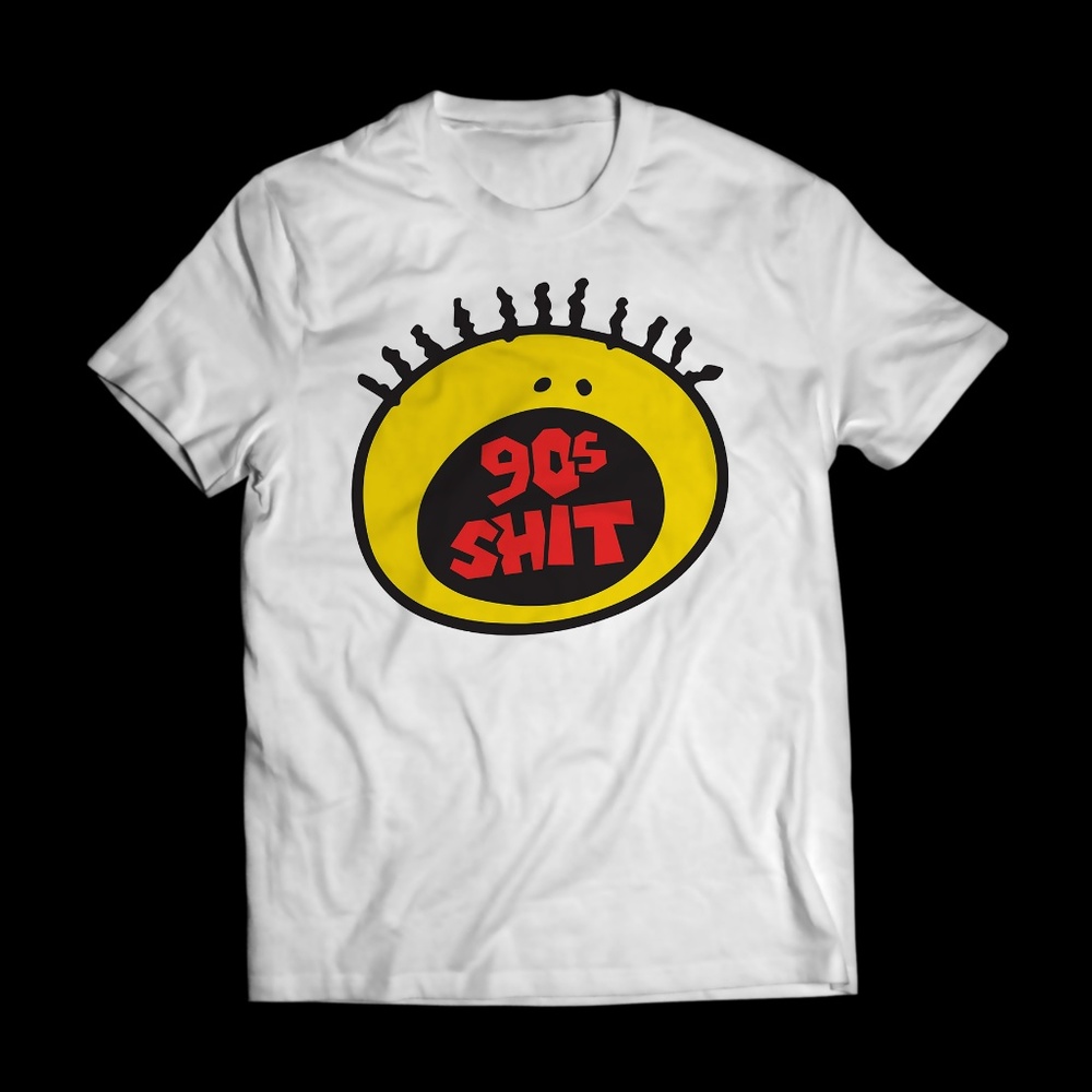 Vintage Inspired White 90s SH*T All That Tee